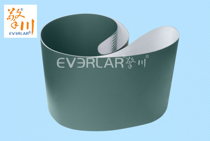everlar擎川定制墨綠色PU輸送帶食品包裝輸送皮帶